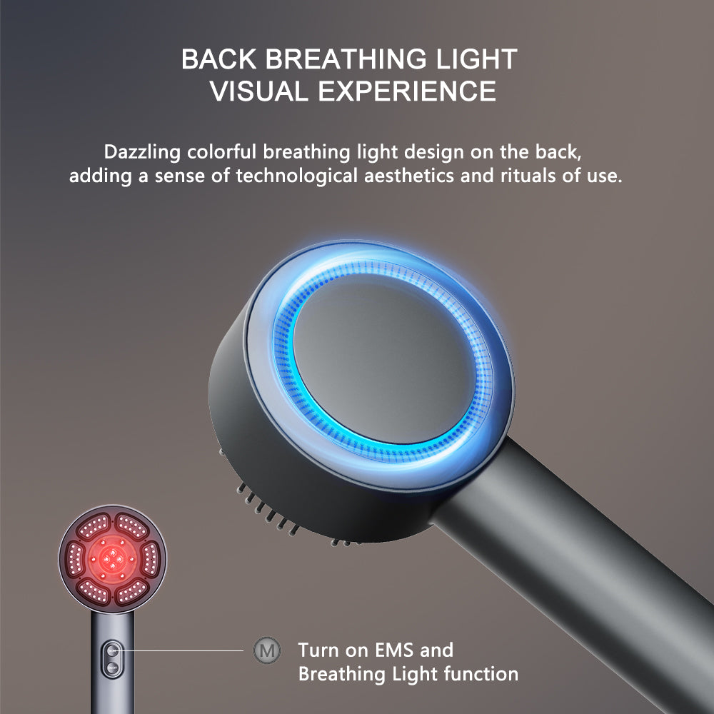 masaje de cabeza de crecimiento rápido del cabello