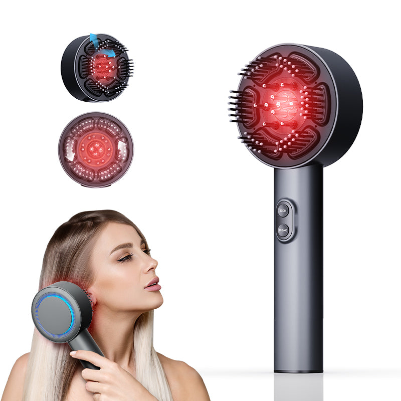 masaje de cabeza de crecimiento rápido del cabello